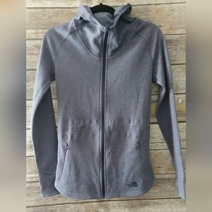 The North Face Light Blue Women's Jacket, Full Zip, Hood, Size XS